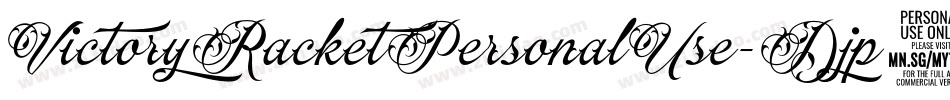 VictoryRacketPersonalUse-Djp1字体转换 VictoryRacketPersonalUse-Djp1字体转换