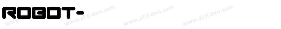 Robot字体转换