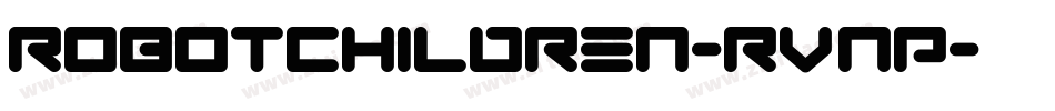 RobotChildren-rVnp字体转换