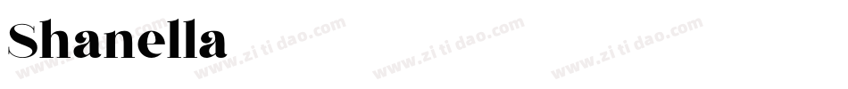 Shanella字体转换