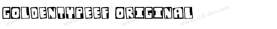 GoldenTypeEF-Original字体转换