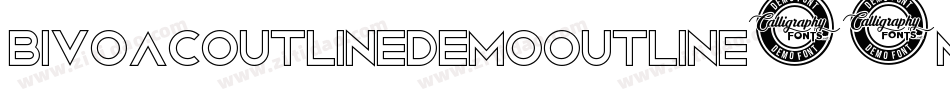 BivoacOutlineDemoOutline-8MOv0字体转换