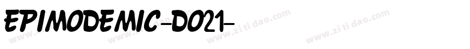 Epimodemic-DO21字体转换
