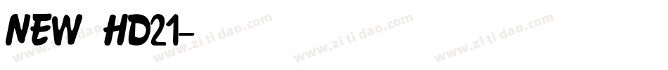 New_HD21字体转换