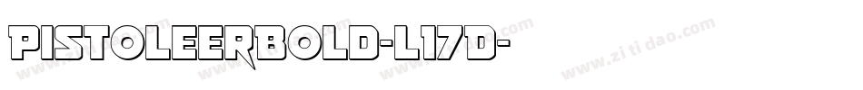 PistoleerBold-l17D字体转换