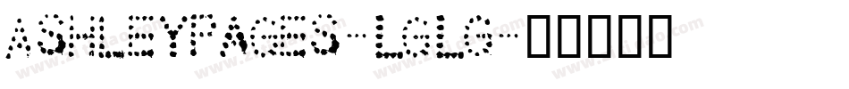 AshleyPages-LgLG字体转换