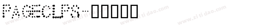 PAGECLPS字体转换
