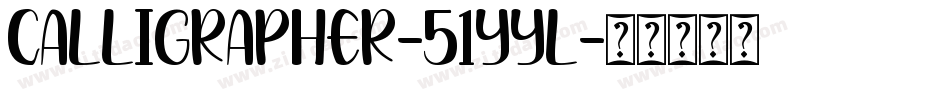 Calligrapher-51yYL字体转换
