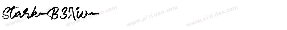 Stark-B3Xw字体转换