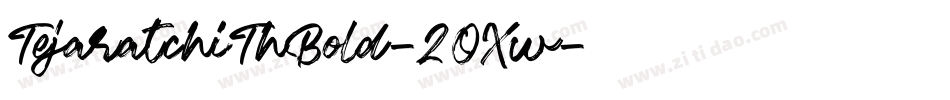 TejaratchiThBold-2OXw字体转换