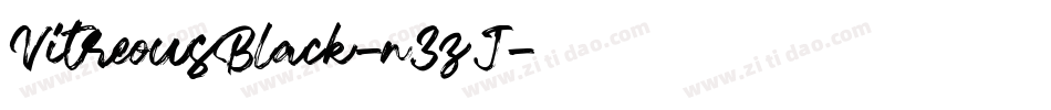 VitreousBlack-n3zJ字体转换