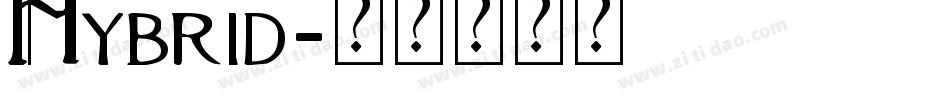 Hybrid字体转换