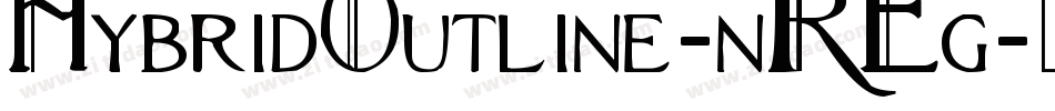 HybridOutline-nREg字体转换