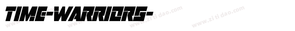 Time-Warriors字体转换