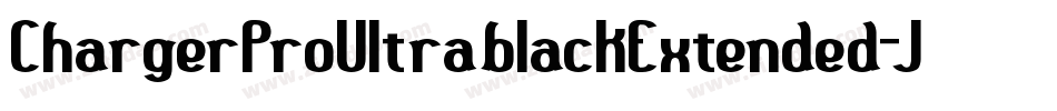 ChargerProUltrablackExtended-JAgo字体转换