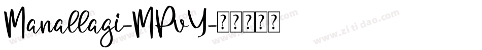 Manallagi-MPvY字体转换