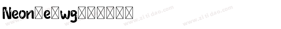 Neon-e2wg字体转换