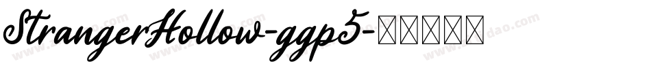 StrangerHollow-ggp5字体转换