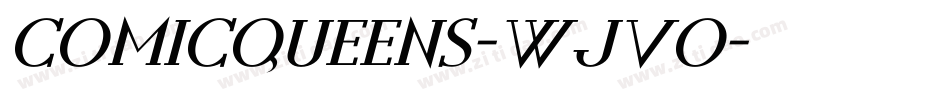 ComicQueens-WjVO字体转换
