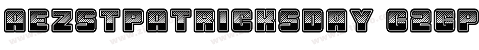 Aezstpatricksday-g2Gp字体转换
