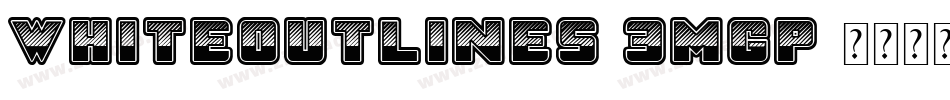WhiteOutlines-3mGp字体转换