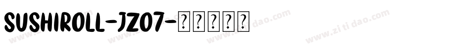 SushiRoll-Jzo7字体转换