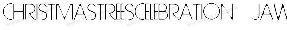 ChristmasTreesCelebration-JAWB字体转换