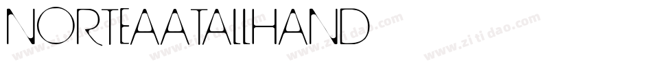 NorteaaTallHand字体转换