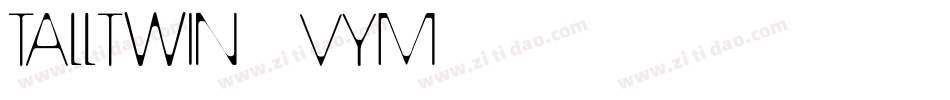 TallTwin-vYM字体转换