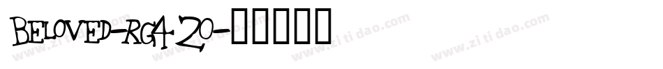Beloved-rg42O字体转换
