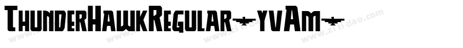 ThunderHawkRegular-yvAm字体转换