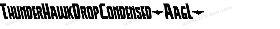 ThunderHawkDropCondensed-Aa6L字体转换 ThunderHawkDropCondensed-Aa6L字体转换