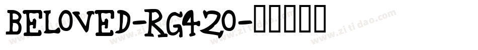 Beloved-rg42O字体转换