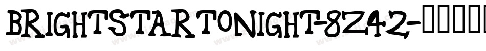 BrightStarTonight-8z42字体转换