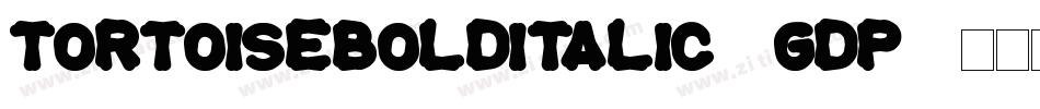 TortoiseBoldItalic-1GDp4字体转换