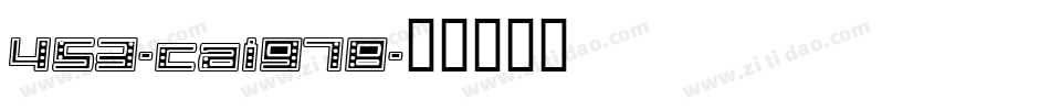 453-cai978字体转换