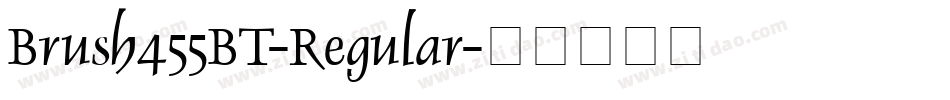 Brush455BT-Regular字体转换