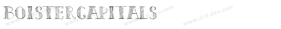 BoisterCapitals字体转换