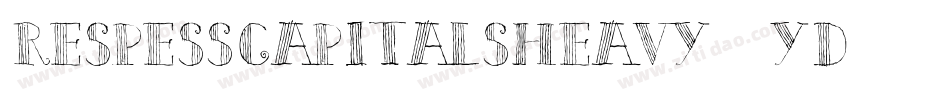 RespessCapitalsHeavy-6yD1字体转换