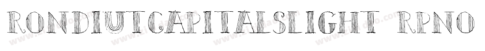 RondiutCapitalsLight-rPnO字体转换