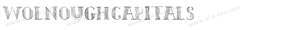 WolnoughCapitals字体转换