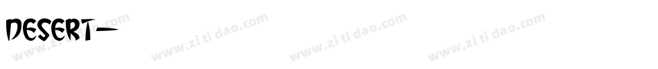 Desert字体转换