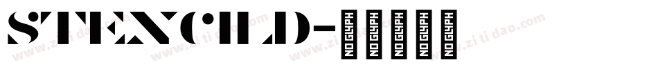 StencilD字体转换