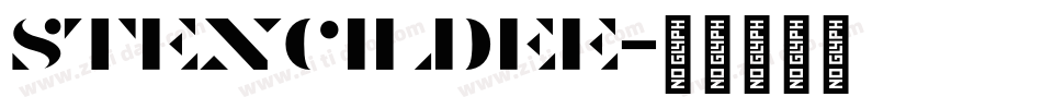 StencilDEE字体转换