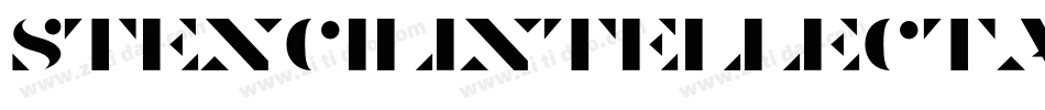 Stencilintellectatrashfree-KMe7字体转换