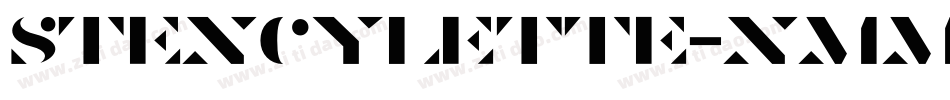 Stencylette-nmmg字体转换