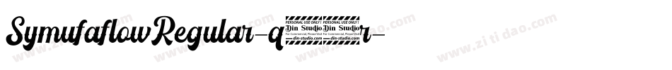 SymufaflowRegular-q51r字体转换
