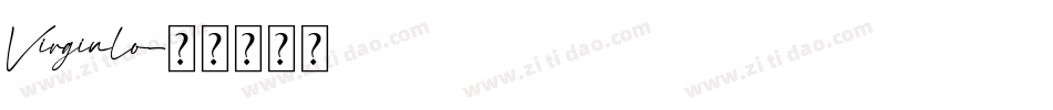 Virginlo字体转换