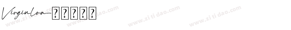 Virginloa字体转换