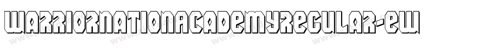 WarriorNationAcademyRegular-EWBg字体转换